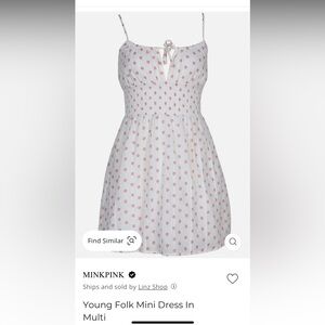 Minkpink Young Folk Mini Dress in Multi